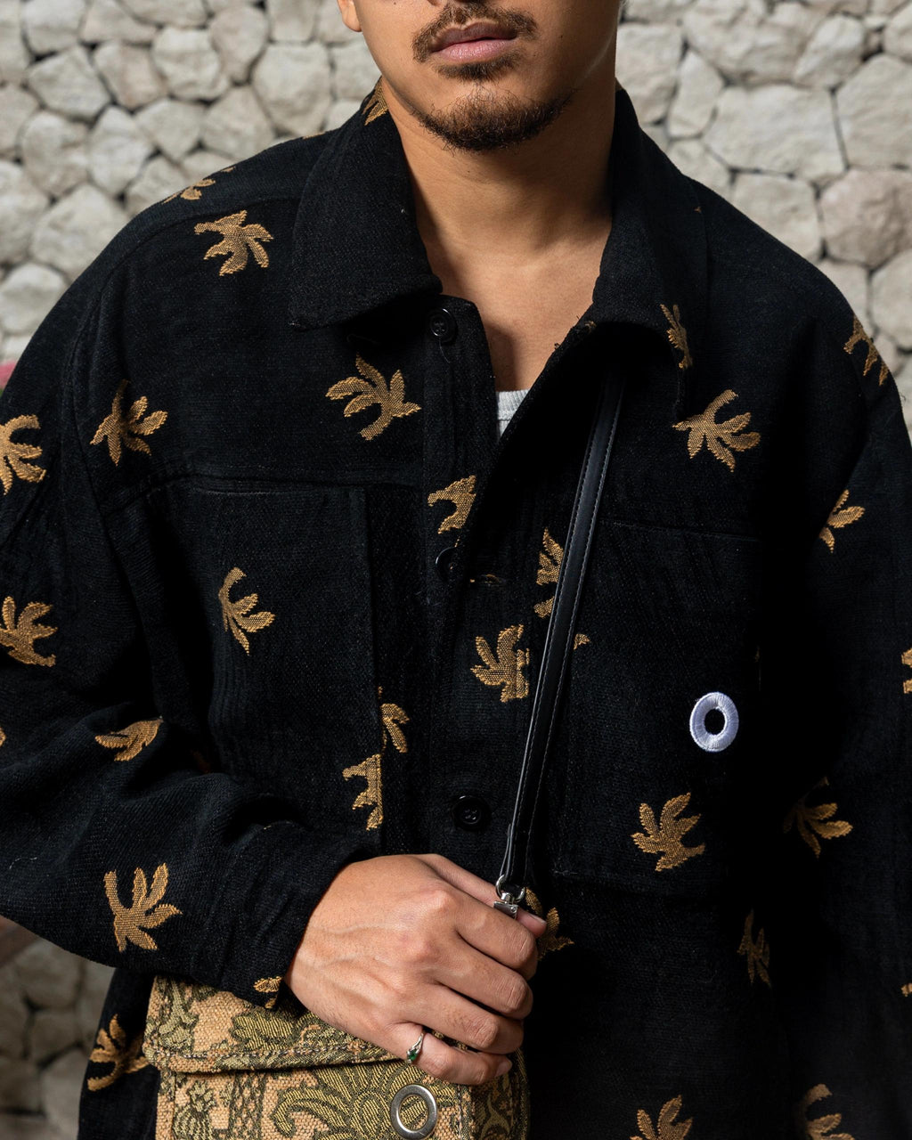 DUSK GARDEN BOXY JACKET｜オキサイド マルーン ボクシー ジャケット