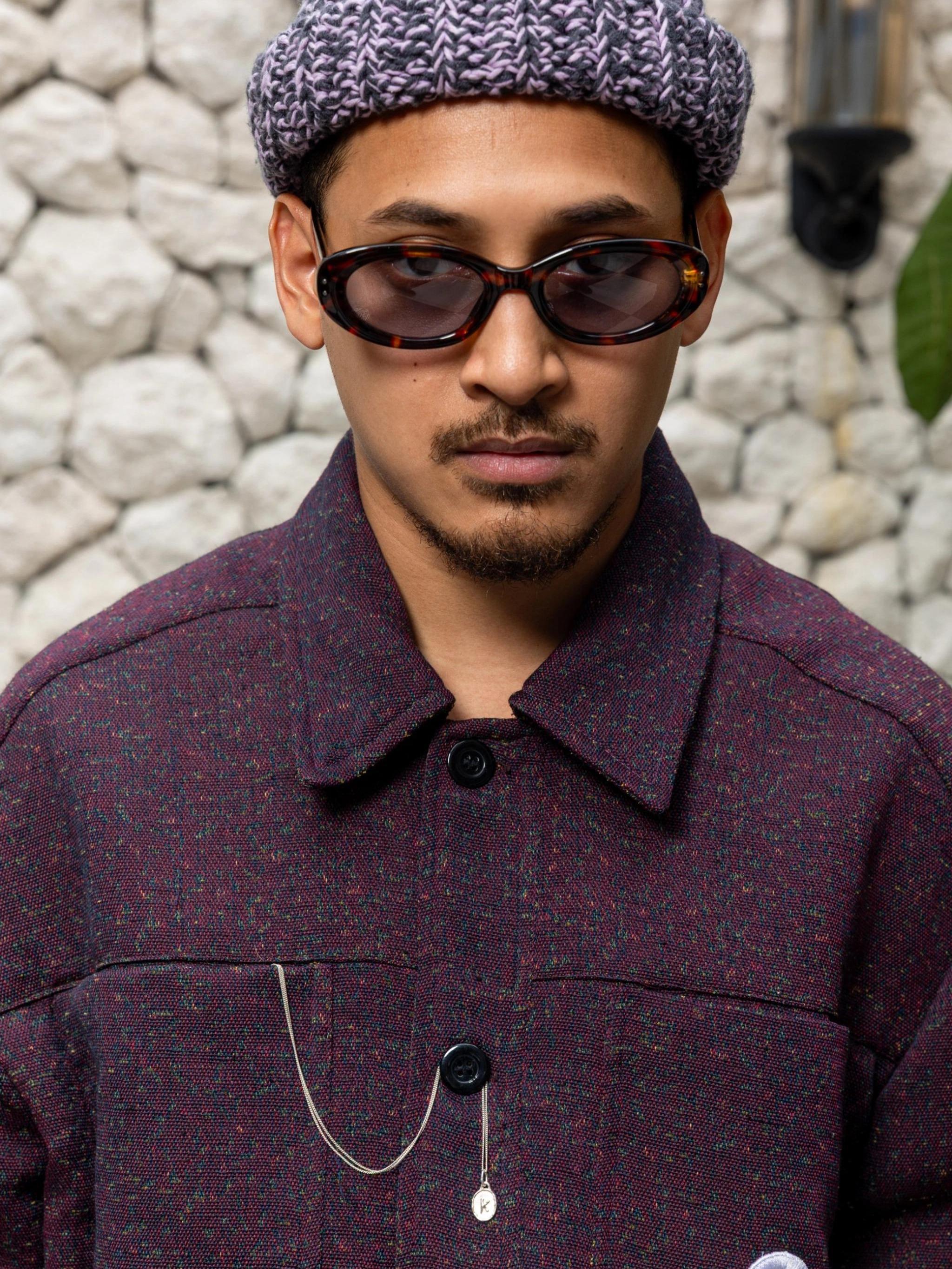 OXIDE MAROON BOXY JACKET オキサイド マルーン ボクシー ジャケット