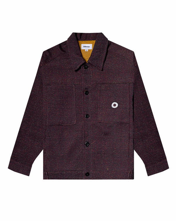 OXIDE MAROON BOXY JACKET オキサイド マルーン ボクシー ジャケット